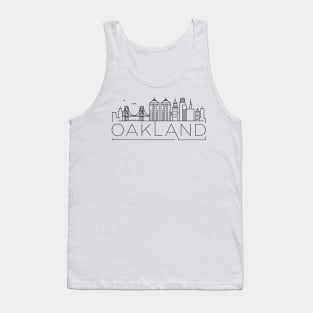 Oakland Minimal Skyline Tank Top